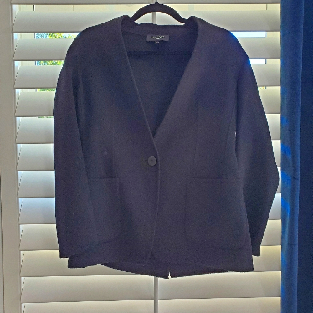 Talbots wool blazer, size 8P